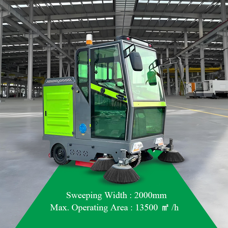 SQS32 Vacuum-only ride-on floor sweeper