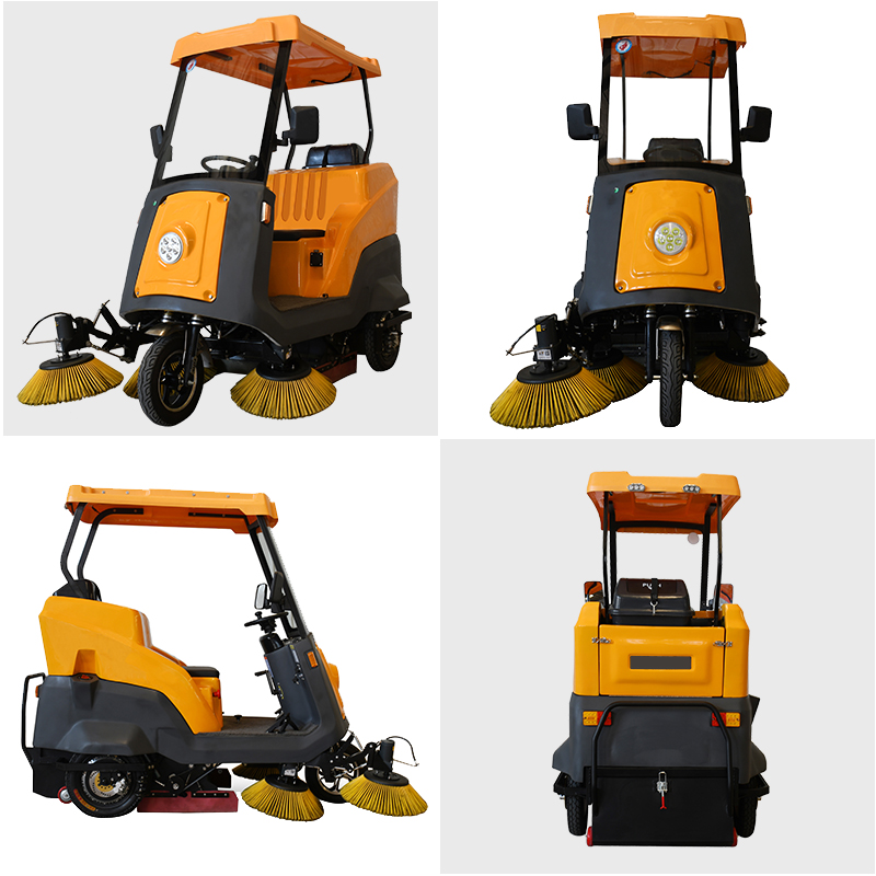 SQS21 Semi-enclosed ride-on floor sweeper