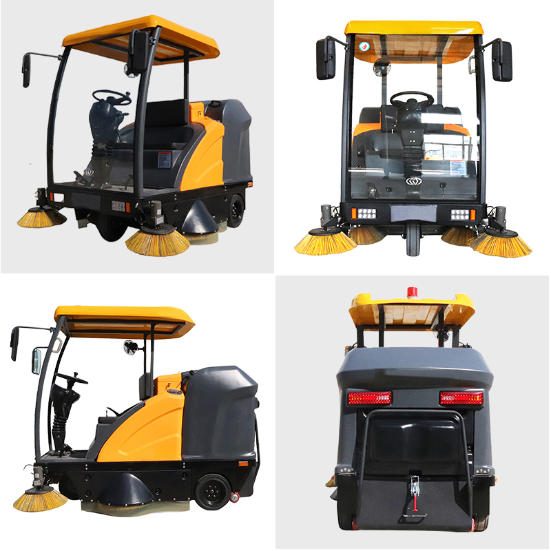 SQS22 Semi-enclosed ride-on floor sweeper