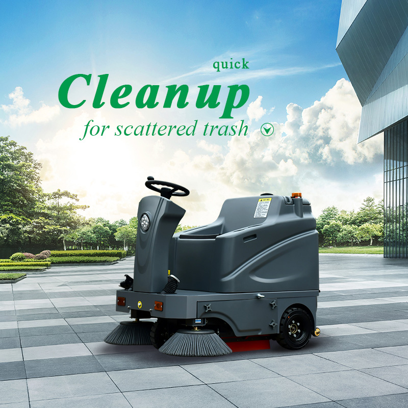 SQS11 Open-air ride-on floor sweeper