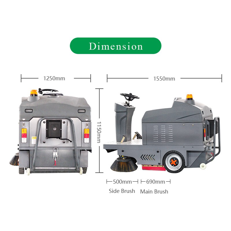 SWS22 Ride-on floor sweeper
