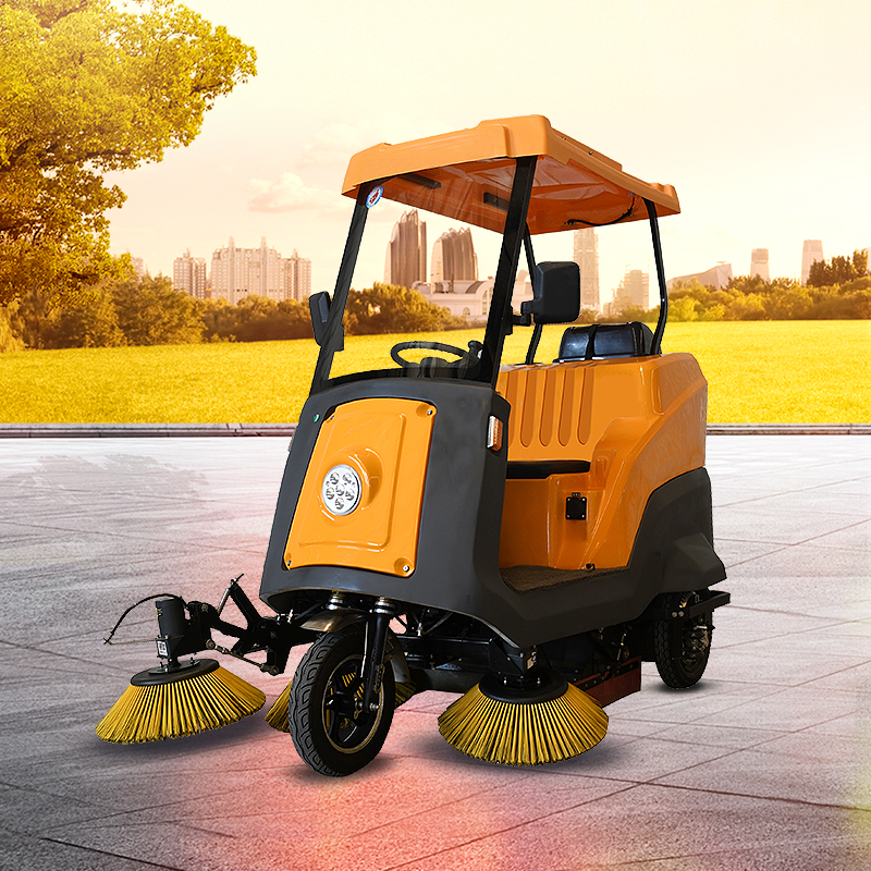 SQS21 Semi-enclosed ride-on floor sweeper
