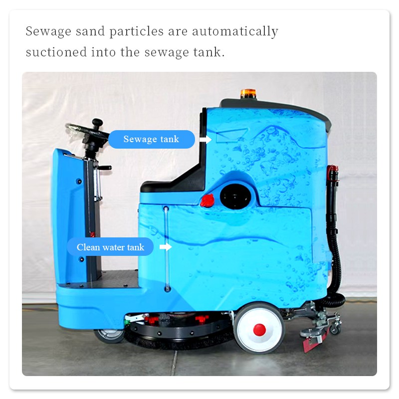 SWX23 Ride-on floor scrubber