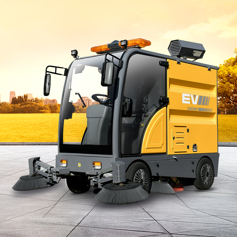 SQS35 Vacuum-only ride-on floor sweeper